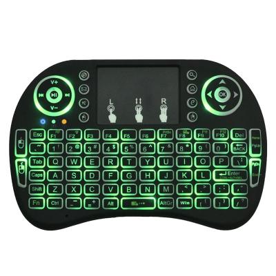 China Hot Sale Wireless Touchpad i8 2.4GHz Mini Wireless Keyboard Mouse USB Rechargeable Combos Keyboard For PC Pad Android TV Box 92 Keys for sale