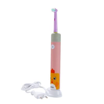 China Newest Animal Print Waterproof Rechargeable Battery Operated Kids Electric Toothbrush For Kids With Soft Bristle For Kids for sale