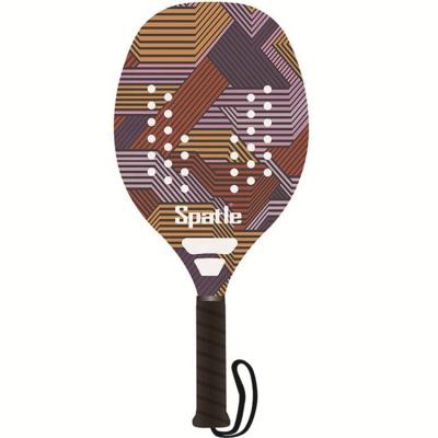 China Entertainment and Exercise Beach Custom Tennis Racket with Carbon Fiber and Custom Logo for sale