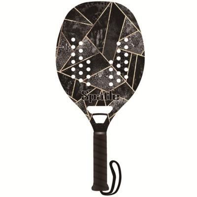 China Exercise OEM New Design Entertainment and 3K Carbon Lightweight Beach Tennis Racket for sale