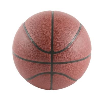 China Packing Logo Designed Composite Cover Laminated Basketball With Factory Price for sale