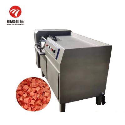 China No-pollution Chicken Frozen Cube Meat Frozen Goat Meat Bone Cutting Machine for sale