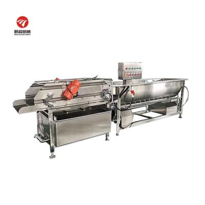 China Snack factory industry washing machine for fruit processing vegetable and fruit seal salad washing machine vegetable washi for sale