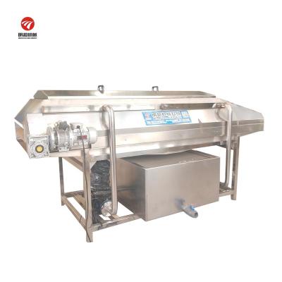 China Snack factory parallel brush washing machine for fruit and vegetable brushing machine for orange for sale