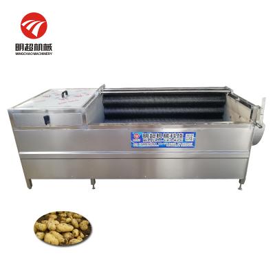 China High efficiency easy operate factory price fruit vegetable brush roller washing cassava potato peeling and washing machine for sale