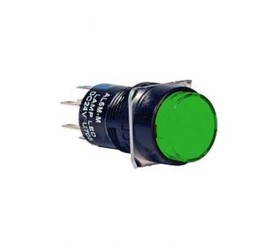 China AL6M flush (H) - M24 IDEC 24mm 24V AC/DC assembled industrial illuminated push button for machine tools for sale