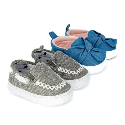 China Manufacturer Wholesale Custom Made BRAVE Newborn Infant Prewalker Infant Sneaker Baby Boat Shoes Round Manufacturer for sale