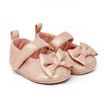 China Manufacturer Custom Wholesale BRAVE Baby Shoes Bow Round Shoes Toddler Fashion Sandals Cartoon Infant Baby Sandals For Girls for sale