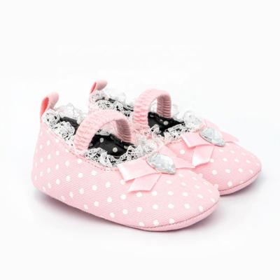 China Newborn Soft Princess Shoes Infants Girl ShoesBow Baby Dress Insoles Manufacturer Wholesale Fashion BRAVE Round Shoes Custom Made for sale