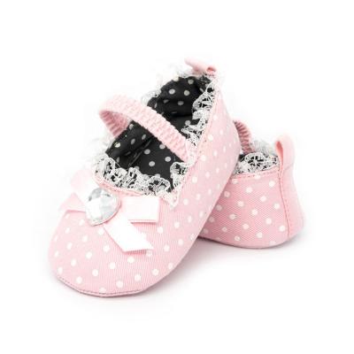 China Newborn Princess Crochet Baby Dress Shoes Manufacturer Prewalker Baby Girl Shoes Cute Newborn Wholesale Custom BRAVE Toddler Round for sale