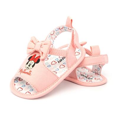 China Manufacturer Wholesale Custom Newborn BRAVE Summer Toddler Girl Cartoon Soft Unique Cute Infant Round Baby Shoes Infant Sports Baby Sandals for sale