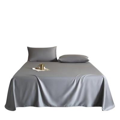 China Durable Hot Sale Modern Plain Solid Color 100%Cotton Bedding Set Skin-friendly Bed Sheet for sale