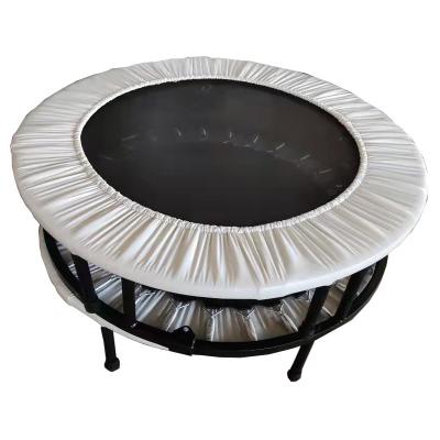 China Without net hot sale safety indoor exercise jumping bed mini children fitness protector folding trampoline for sale