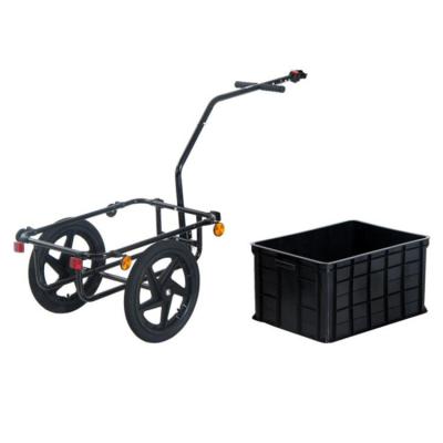 China Luggage Cargo Bike Cargo Trailer Camping Trolley Folding Trolley Bicycle Trailer Camping Cargo for sale