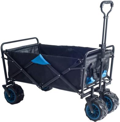 China Folding Storage Cart Cart All Terrain Transport Cart Folding Outdoor Folding Trolley Handcart Roll Service Container FW2010 for sale