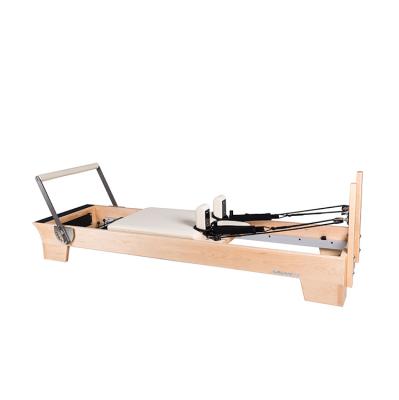 China Wooden Family Exercising Strong Body Fitness Low Price Home Pilates Reformer Towel for sale