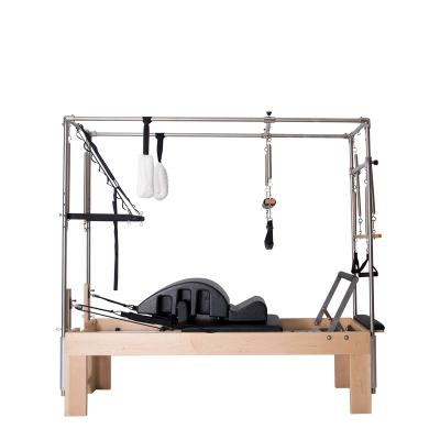 China 2021 Good Selling Professional Wooden Pilatese Reformer Formal Pilates Machine With Tower for sale