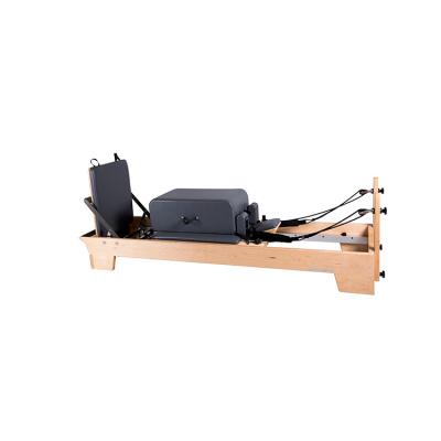 China Wooden Gym Exercising Multi Functional Training Folding Home Pilates Reformer Machine for sale