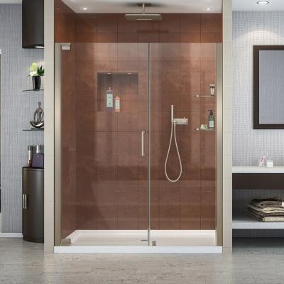 Chine Écran de douche en verre pivoté, douche oscillant porte en verre trempé à vendre