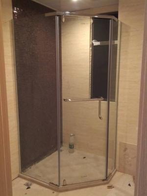 China Enclose Pivot Walk In Tempered Glass Shower Enclosure 8mm Cabine de chuveiro de vidro à venda