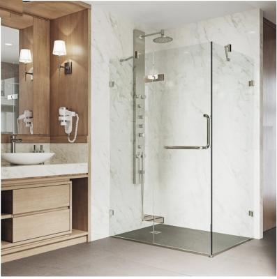 China Nano Corner Glass Shower Enclosure Pivot Dobragem Para Banheiro à venda