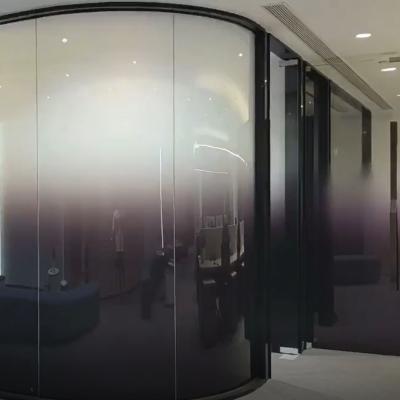 China Gradient Change Pdlc Film Smart Glass Customized For Office Wall for sale