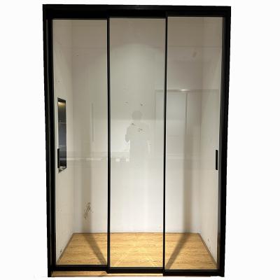 Chine Sliding Tempered Glass Door with Water-Resistant Design for High-End Apartments and Upscale Hotel Suites à vendre