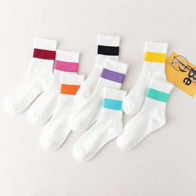 China Quality Athletic Custom Sports Socks Elite White Crew Knitted Mens Cotton Sports Socks for sale