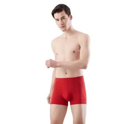 China Antibacterial Cotton Boxers High Quality Solid Plain Briefs Plus Size Men's Seamless Underwear for sale