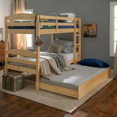 China Factory Price Modern European Style Small Space Twin Over Full Bunk Beds for sale