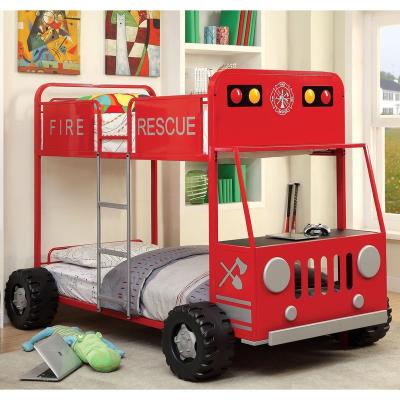 China Fire Truck Metal Dyke Bed MOOB Fire Truck Bunk Bed Metal Made for sale