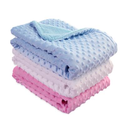 China Anti-pilling Fleece Blanket Autumn Kids Baby Blankets Newborn Organic Flannel Newborn Baby Sleep Blanket 102x75cm for sale