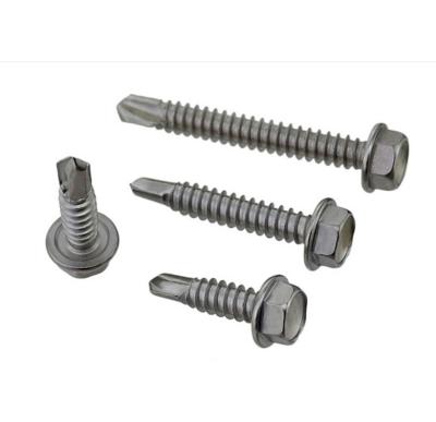 China Promotional Good Quality Hex Head Din Washer Stainless Steel Galvanized Self Drilling Screw for sale