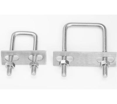 China Customized Stainless Steel Stainless Steel U-Bolt Clamp & Bracket M6 U-Bolt & Fastener for sale