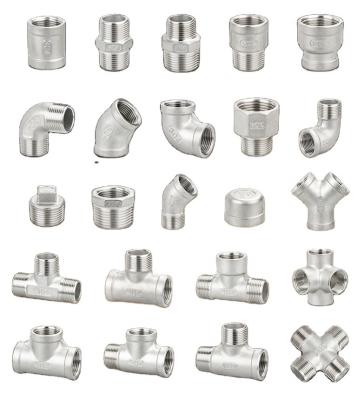 China 304/316 304 Stainless Steel Pipe Fitting304 Threaded3/8