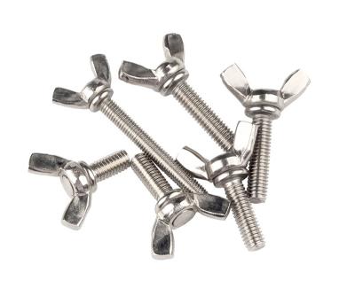 China Customization M6 M8 M10 SS 304 Stainless Steel 316 Wing Bolt And Nuts for sale