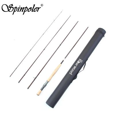 China Fishing Rod 5/6 Spinpoler Fly 2.7m Carbon Fly Rod High Carbon Fiber 4 Section Action Travel Fast 9ft With Tube Fishing Tackle for sale