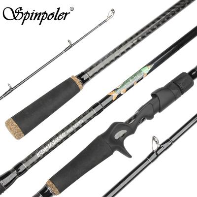 China Carbon Spinpoler Pike Fishing Rod Boat 2.4/2.5m Spinning Rod Fast Medium Heavy Carbon Casting Rod Gear Making For Big Fish Fishing for sale