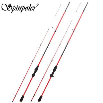 China Solid Carbon Spinpoler 30t Carbon Fiber Tip Spinning Fishing Casting Rod Ultra Light Fishing Tackle Rod Boat Sea China Ul 1.98m for sale