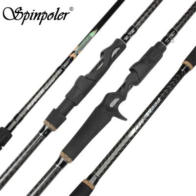 China 2.4m/2.5m Carbon Spinpoler Pike Fishing Rod Fast Action High Carbon Spinning Pole Carbon Spinning Rod Pike Rod for sale