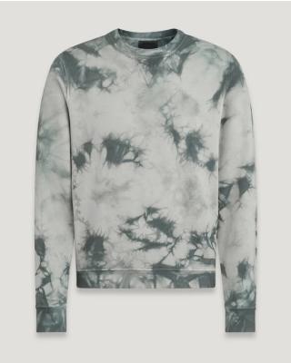 China Most Popular Custom Logo Products Tie Dye Oversize Crewneck Men's Anti-wrinkle Hoodies Sweatshirts for sale