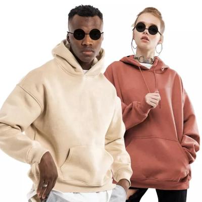 China Wholesale Custom Embroidery Simple Oversized High Quality Anti Shrink Cotton OEM Blank Sweatshirt 100% Unisex Hoodie For Men for sale