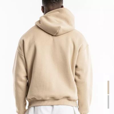 China New Fashion 100% Oversized Loose Custom Men's Hoodie High Quality Thick Fleece Hooded Anti Shrink Pullover for sale