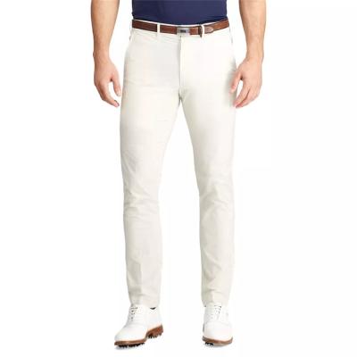 China white black Anti-wrinkle men plain pants stretch dry slim fit golf pants wholesale OEM golf pants men for sale