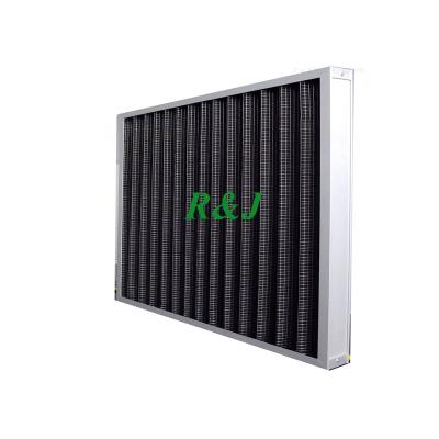 China Eco-friendly home use activated carbon air filter and carbon air purify hepa filter for sale