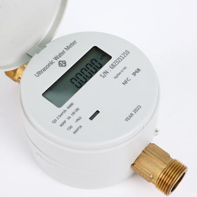 China High Accuracy Measurement R400 Digital Readout LoRaWAN R400 Water Meter Remote Residential Smart Ultrasonic Water Meter for sale