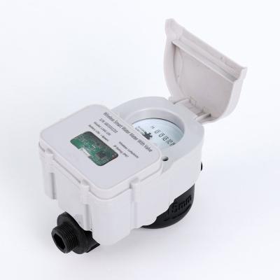 China Split Design Lorawan Water Meter Without Valve Control Part Wireless Communication Battery Operated Flow Meter for sale