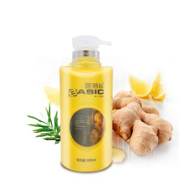 China Anti-Dandruff Natural Organic Anti-Itch Loss Prevention Ginger Deep Cleansing Shampoo for sale