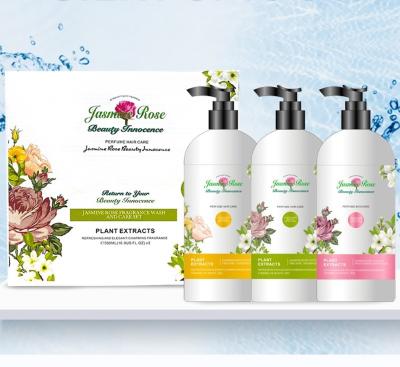 China OIL-CONTROL Customized Logo Certificate Pure Organic Jasmine Rose Beauty Innocence Moisturizing Shampoo Conditioner Set for sale