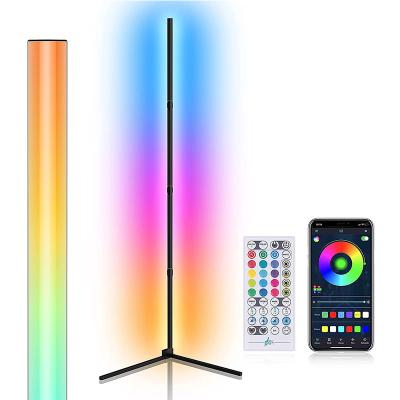 China Modern LANDSCAPE Source Factory Smart Stand RGBIC LED Floor Lamp with Outdoor Lamp and App Control Corner Floor Lamps for Indoor Home Decor for sale